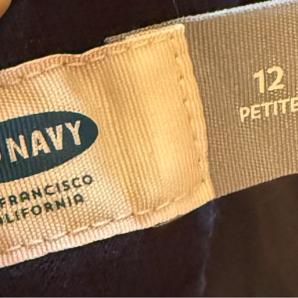 Old Navy Womens 12 Petite Navy Blue Trousers - New with Tags! - Picture 7 of 7
